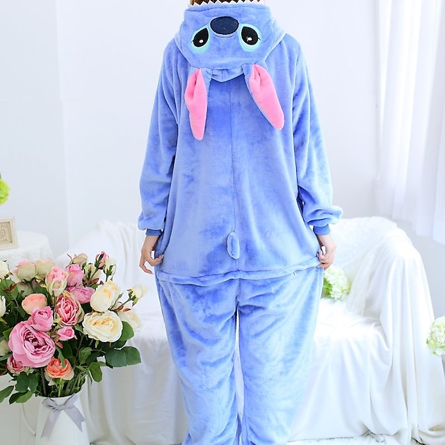 Toys & Hobbies Cosplay & Costumes | Kids Kigurumi Pajamas Nightwear Camouflage Blue Monster Onesie Pajamas Polar Fleece Blue / P