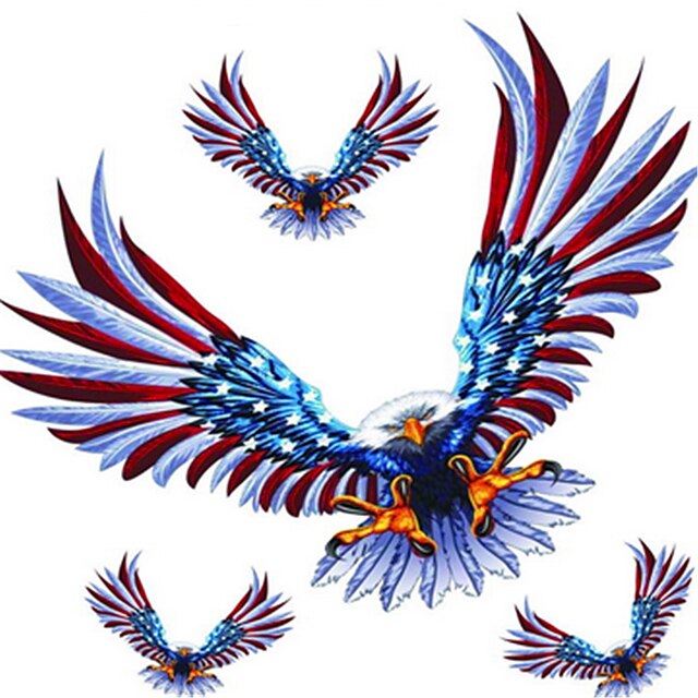  The Hood Door Spare Tire Body Decoration Stickers Eagle Sticker Set R409