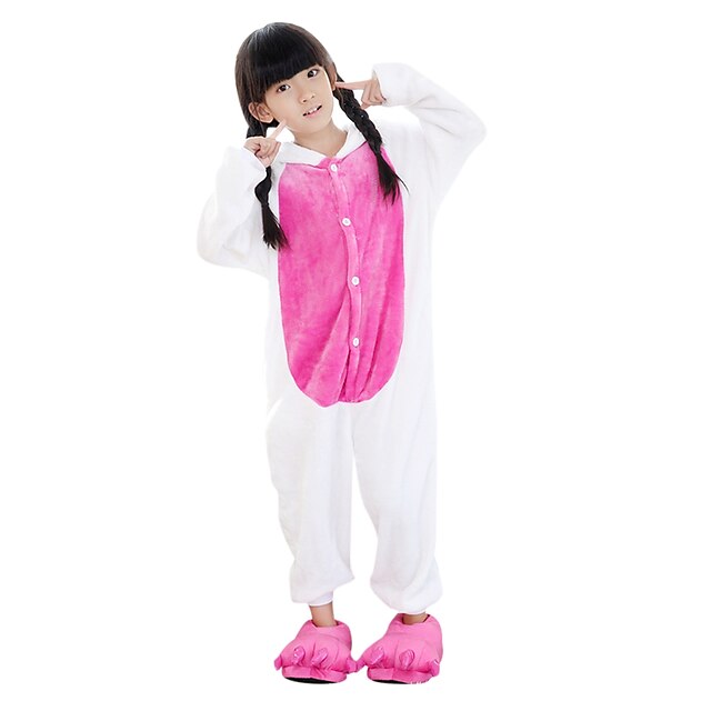 Toys & Hobbies Cosplay & Costumes | Kids Kigurumi Pajamas Unicorn Animal Onesie Pajamas Flannel Toison Blue / Pink Cosplay For B