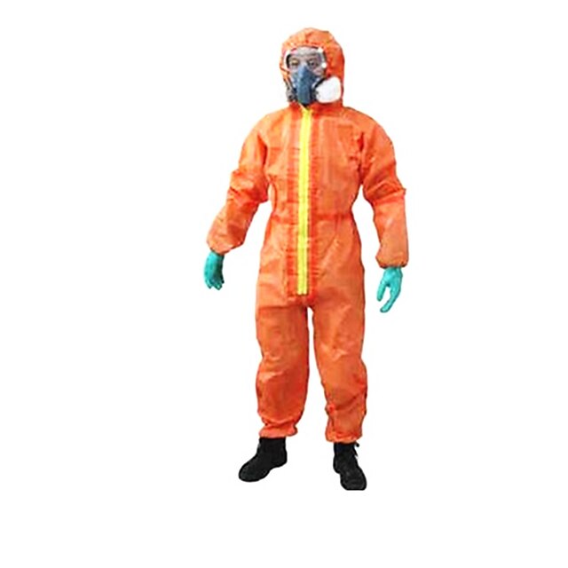  pintura por pulverização química radiação nuclear isolado macacões roupas de proteção tamanho xl