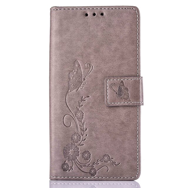  Case For Huawei P9 / Huawei P9 Lite / Huawei P8 Huawei P9 Lite / Huawei P9 / Huawei P8 Lite Card Holder / with Stand / Embossed Full Body Cases Butterfly Hard PU Leather