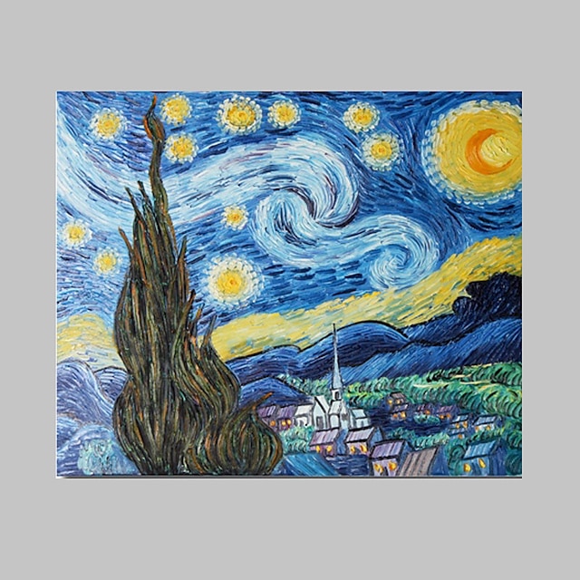  Hang-malované olejomalba Ručně malované - Slavné Současný styl Obsahovat vnitřní rám / Reprodukce plátna