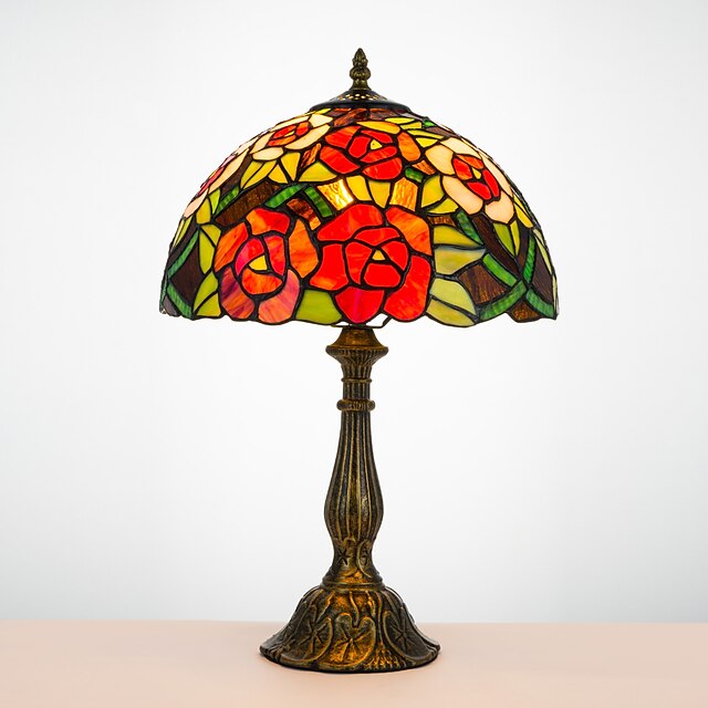  Tiffany / Tradisjonell / Klassisk Ark Skrivebordslampe Til Harpiks 110-120V / 220-240V