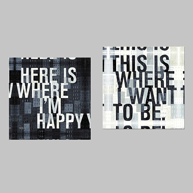  Print Rolled Canvas Prints - Words & Quotes Modern Art Prints