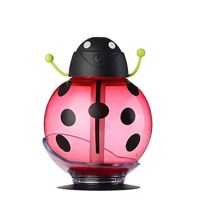  High Quality Fashion LED Air Portable USB Cute Beetle Ultrasonic Humidifier Skin Replenishment Aromatherapy Diffuser