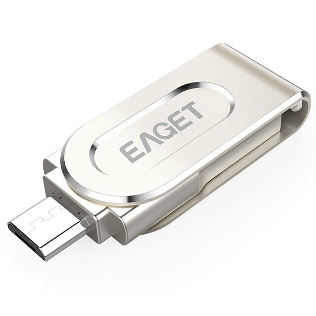 EAGET V88-64G 64Gb USB 3.0 Waterbestendig / Gecodeerd / Stootvast / Compact formaat / Roterend / OTG-ondersteuning (Micro USB)