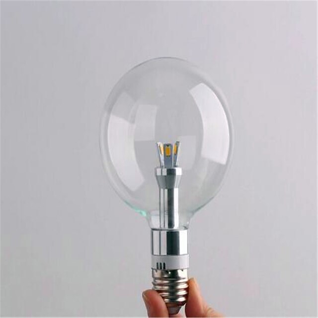  LED-bollampen 2700/6500 lm E26 / E27 G80 3 LED-kralen SMD 3528 Decoratief Warm wit Koel wit 220-240 V / 1 stuks / RoHs