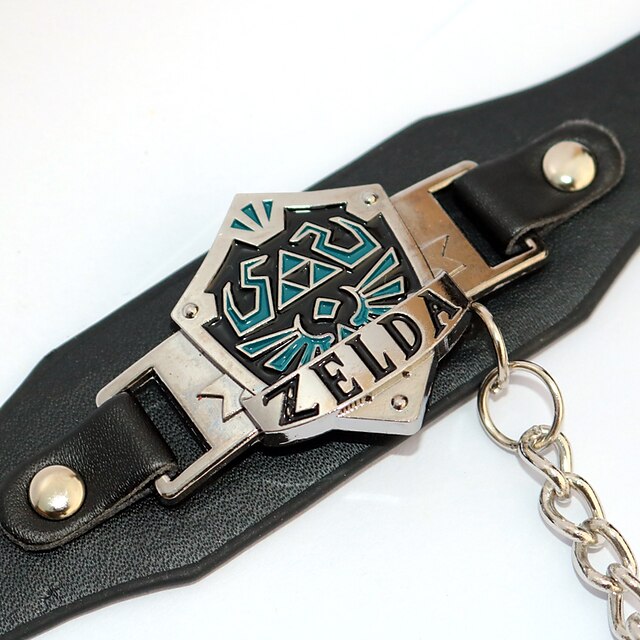  Smycken Inspirerad av The Legend of Zelda Cosplay Animé Cosplay-tillbehör Armband PU läder / Legering Herr / Dam Halloweenkostymer