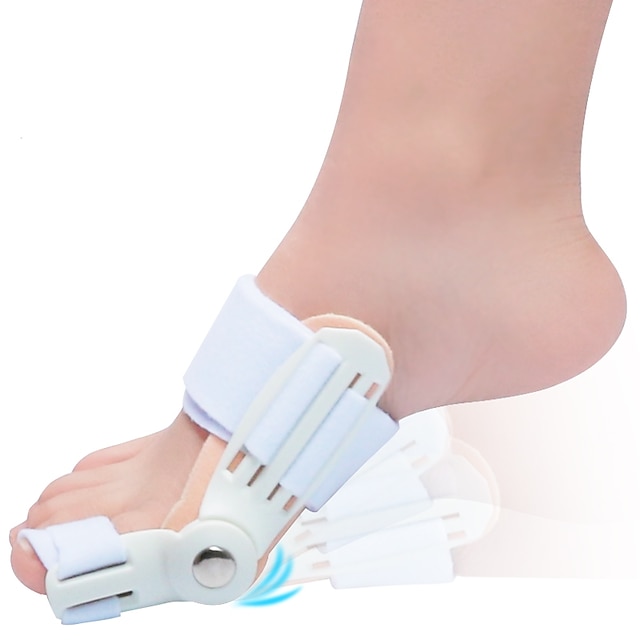  足 サポート 足セパレーター＆外反母趾パッド 指圧 足の痛みを和らげます パータブル プラスチック メタル