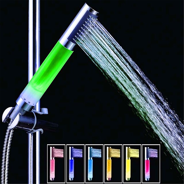  SDS-A13 färg ledde dusch duschstång / handdusch (abs galvanisering)