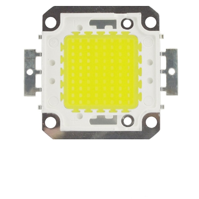  zdm diy 100w 8500-9500lm branco frio 6000-6500k luz integrada módulo de led (dc33-35v 3a) lâmpada de rua para a projeção de luz fio de ouro de soldagem de suporte de cobre