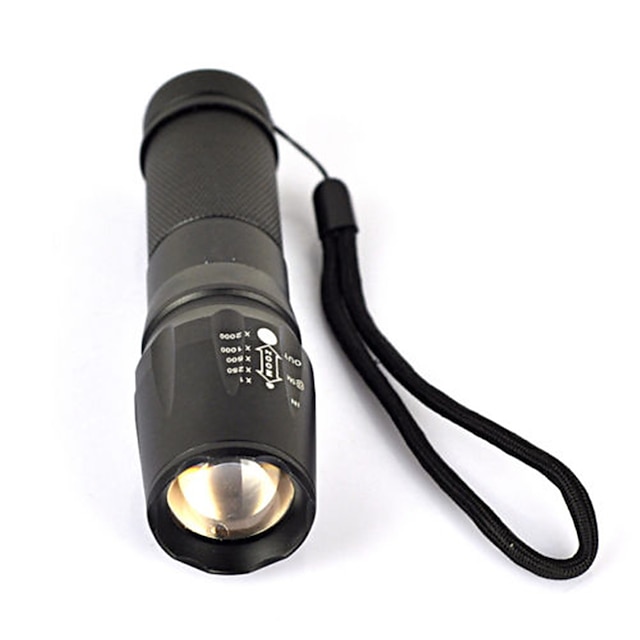  5-mode 2000lm T6 XML levou foco zoomable lâmpada lanterna lanterna ajustável