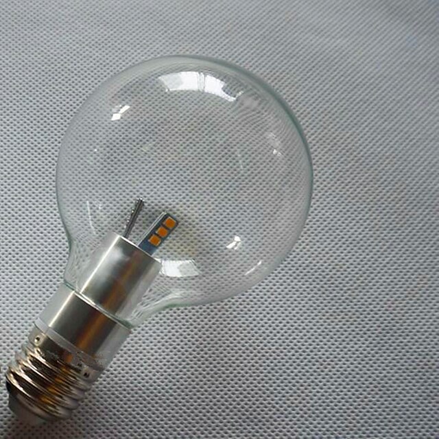  LED-bollampen 3000/6500 lm E26 / E27 G95 6 LED-kralen SMD 3528 Decoratief Warm wit Koel wit 220-240 V / 1 stuks / RoHs / CE