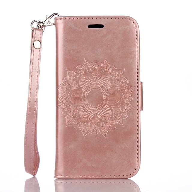  Case For iPhone 7 / iPhone 7 Plus / iPhone 6s Plus iPhone X / iPhone 8 Plus / iPhone 8 Wallet / Card Holder / with Stand Full Body Cases Flower Soft PU Leather