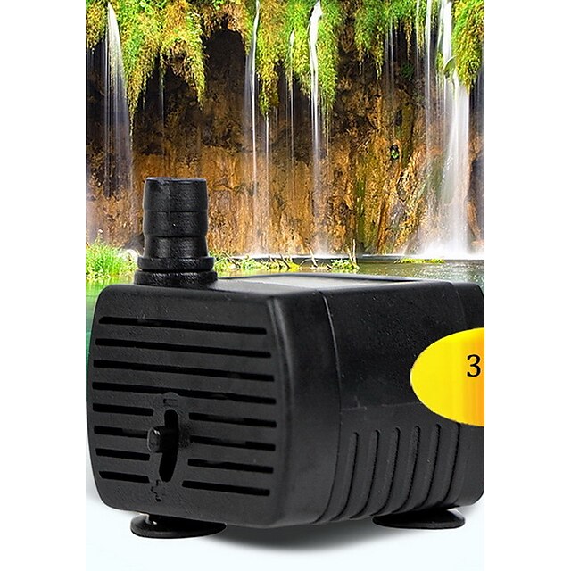  Wasserpumpen / Filter Ohne Lärm Plastik Schwarz 3W 220V ~ 240V