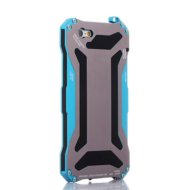  Case For Apple iPhone 7 Plus / iPhone 7 / iPhone 6s Plus Shockproof / Dustproof / Water Resistant Back Cover Armor Hard Metal