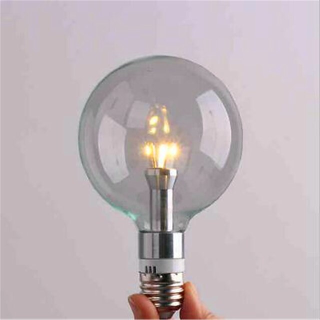  1pc 3 W LED Globe Bulbs 300 lm E26 / E27 G95 3 LED Beads SMD 3528 Decorative Warm White Cold White 220-240 V / 1 pc / RoHS