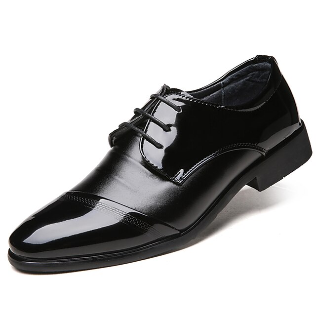  brittiläinen miesten liike kengät pitsi-up häät kengät musta 38-43