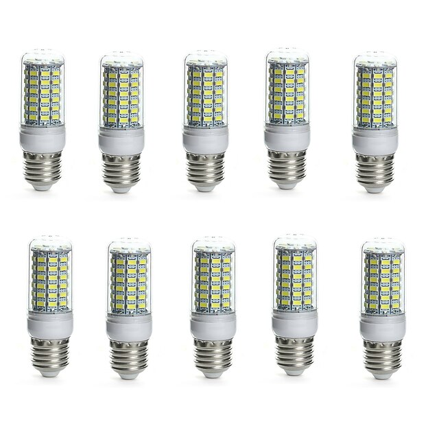  10pcs 10 W LED-lampa 850-950 lm E14 G9 GU10 Tub 69 LED-pärlor SMD 5730 Vattentät Dekorativ Varmvit Kallvit 220-240 V 110-130 V / 10 st / RoHs