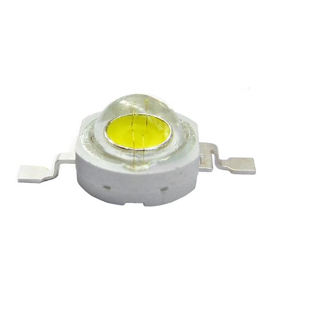  1W contas lâmpada (trabalhando voltage3.0-3.4 v eficiência luminosa de 120 lm / W) 10 embalado para venda