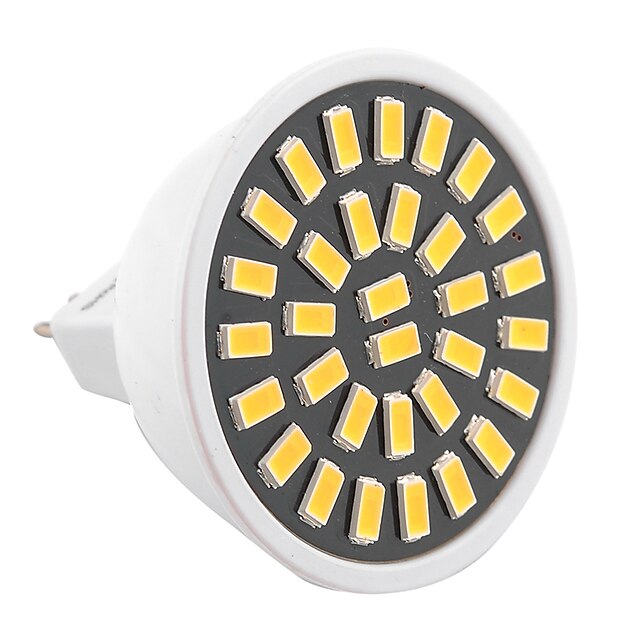  YWXLIGHT® 6 W Żarówki punktowe LED 500-600 lm GU5.3(MR16) MR16 32 Koraliki LED SMD 5733 Dekoracyjna Ciepła biel Zimna biel 220-240 V 110-130 V / 1 szt. / ROHS