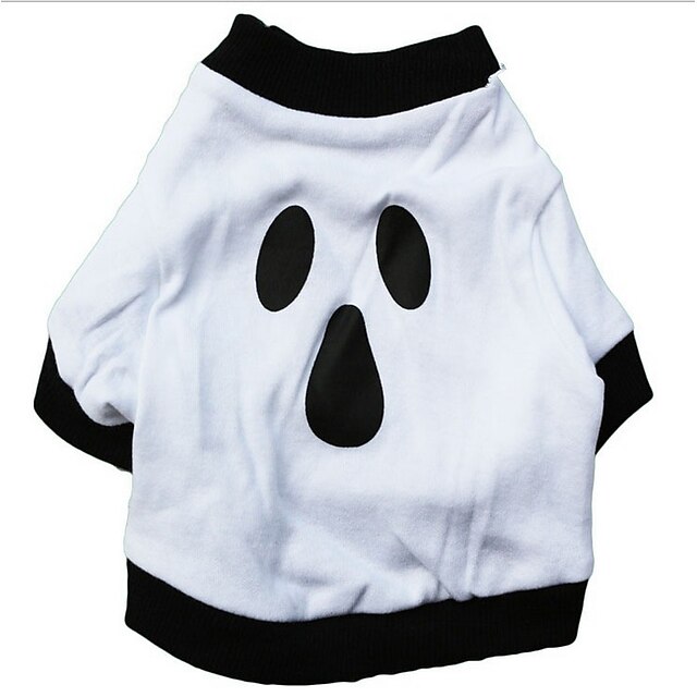  Dog Shirt / T-Shirt Dog Clothes Skull Black / White Cotton Costume For Pets Men's / Women's Casual / Daily / Halloween