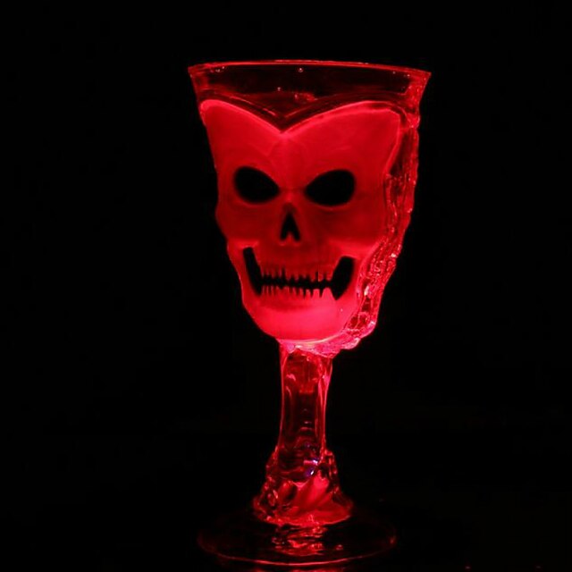  halloween lysende kop bar KTV forsyninger førte farve lysende kop drink cup dekoration forsyninger farve tilfældige