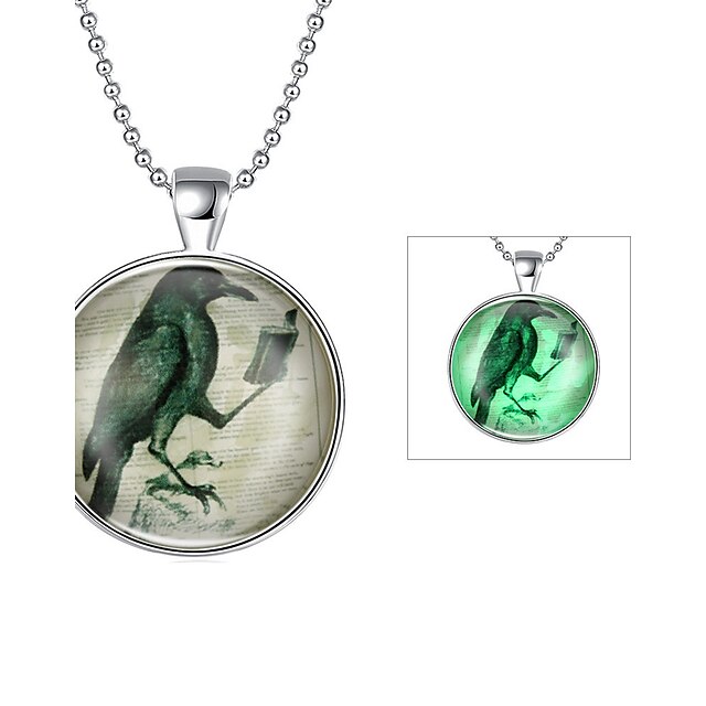  Cremation Jewelry Magical Glow in The Dark 925 Sterling Silver Luminous Animal Pendant Necklace