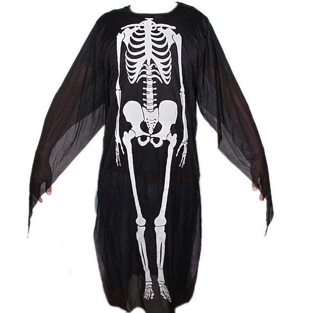  halloween oblečení tištěné skelet kostýmy pro dospělé duch oděvy kostra pro dítě&dospělých plus velikosti dekorace párty