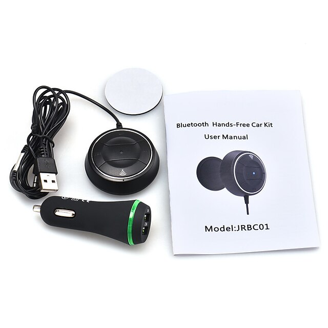  mãos-livres Bluetooth Car NFC kit aux música aux viva-voz com carregador de carro 3.1a dupla usb para iphone smartphones mp3 / 4