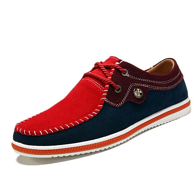  Sneakers-Stof-Komfort Bullock sko-Herre-Blå Gul Rød Grå Marineblå-Fritid-Flad hæl