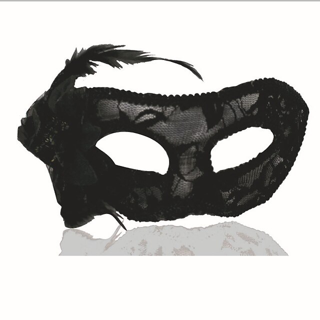  1pc ms maskerademasker voor Halloween kostuum partij willekeurige kleur