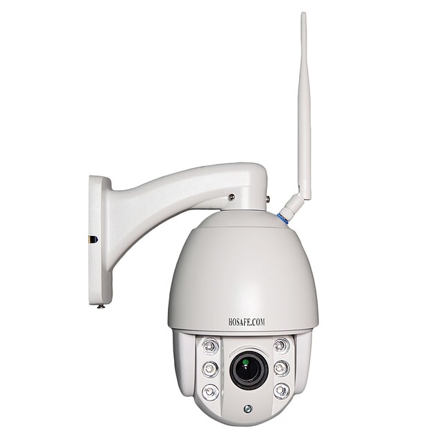  hosafe® 960p 4x zoom foco automático mini speed dome ptz câmera ip w / night motion detection