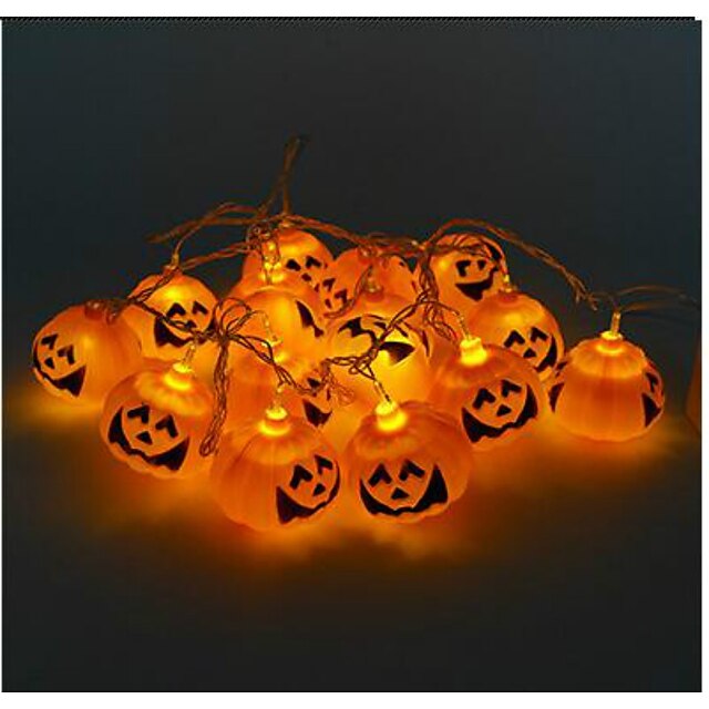  halloween kürbis string geist kopf lampen led lichtleiste 16 lampenfassung