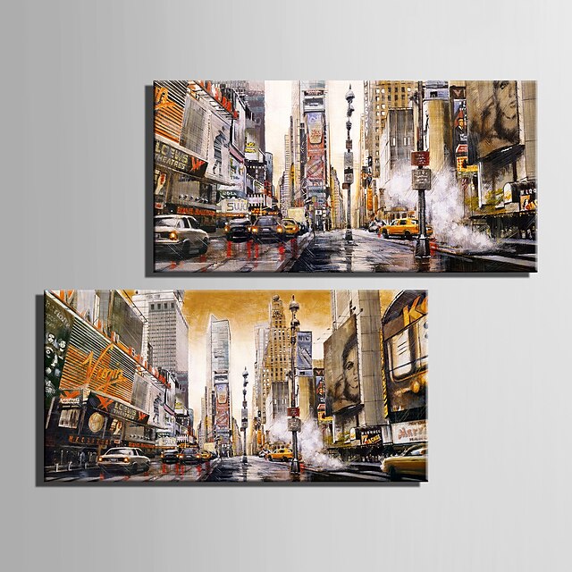  Landschaft Leinwand drucken zwei Panele Fertig zum Aufhängen,Vertikal