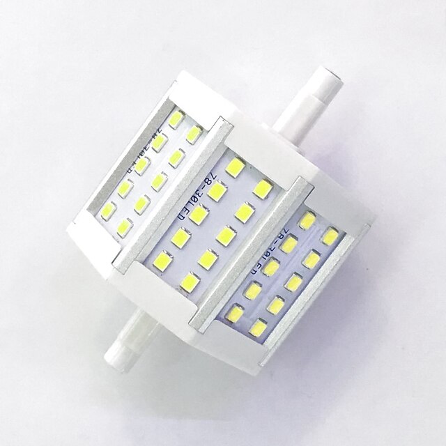 1pc 5 W LED-kornpærer 350lm R7S T 30LED LED perler SMD 2835 Dekorativ Varm hvit Kjølig hvit Naturlig hvit 85-265 V / 1 stk.