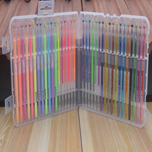  36 barevně neutrální pero (krabička 36 kulatou hlavou)