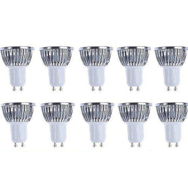  LED-spotlys 420 lm GU10 MR16 KWB LED Perler COB Vandtæt Varm hvid Kold hvid / 10 stk. / RoHs