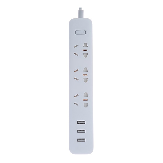  Original XiaoMi Mini Power Strip  3 USB Charging Ports + 3 Sockets Standard Plug
