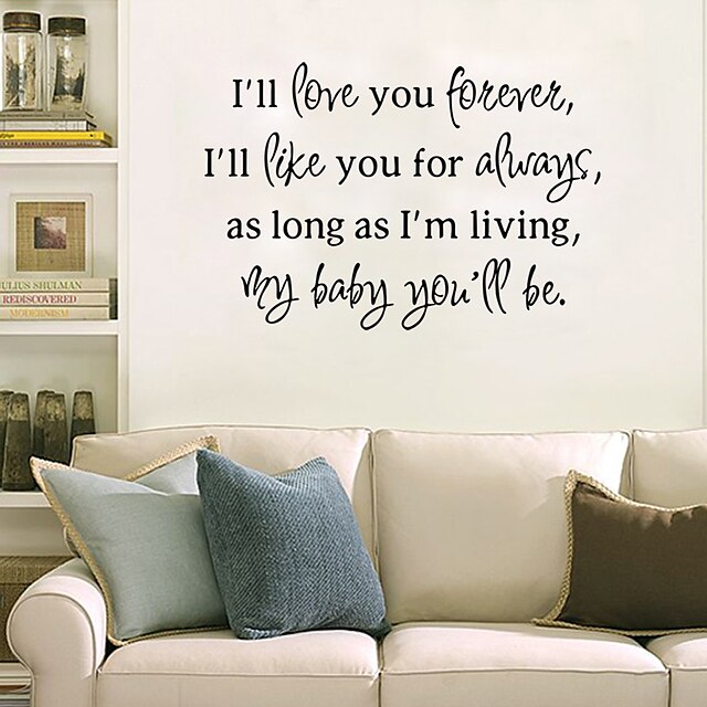  Words & Quotes Wall Stickers Words & Quotes Wall Stickers Decorative Wall Stickers Home Decoration Wall Decal Wall