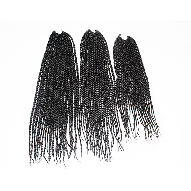  Cabelo para Trançar Senegal Tranças torção / Extensões de Cabelo Natural 100% cabelo kanekalon / Kanikalon 81 raízes Tranças de cabelo Diário