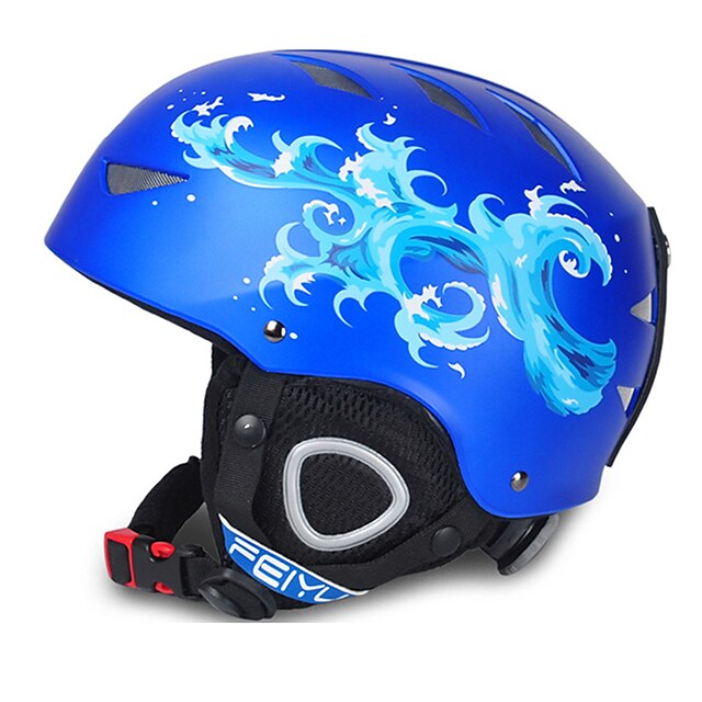  FEIYU スキーヘルメット 男性用 / 女性用 / 男女兼用 スキー 調整可 / スポーツ / 青少年 ABS CE EN 1077