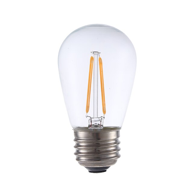  E26/E27 Lâmpadas de Filamento de LED S14 2 COB 200 lm Branco Quente Regulável V 1 pç