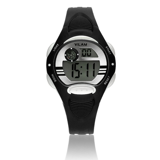  Vilam Kinderen Sporthorloge Polshorloge Modieus horloge Digitaal horloge Digitaal Kalender Waterbestendig LCD Stopwatch Plastic Band