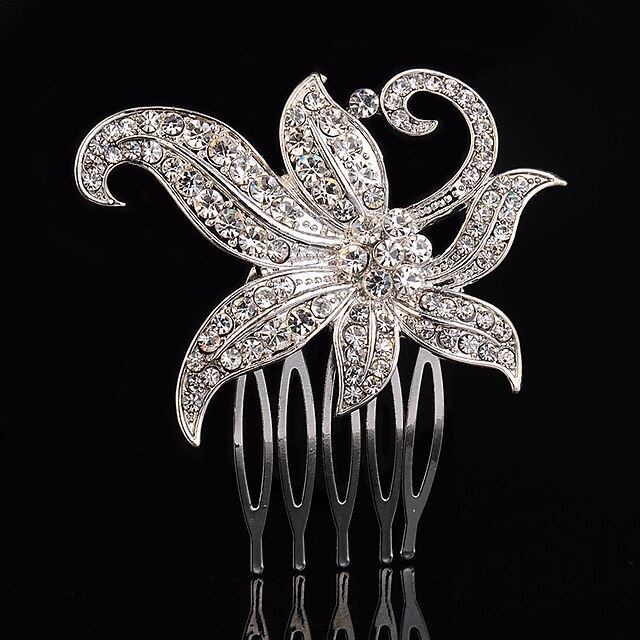  Rhinestone / Alloy Hair Combs with 1 Wedding / Special Occasion / Casual Headpiece