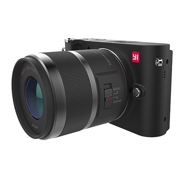  yi m1 4k 20 mp spejlløst digitalkamera med udskiftelig linse 12-40mm f3.5-5.6 storm sort