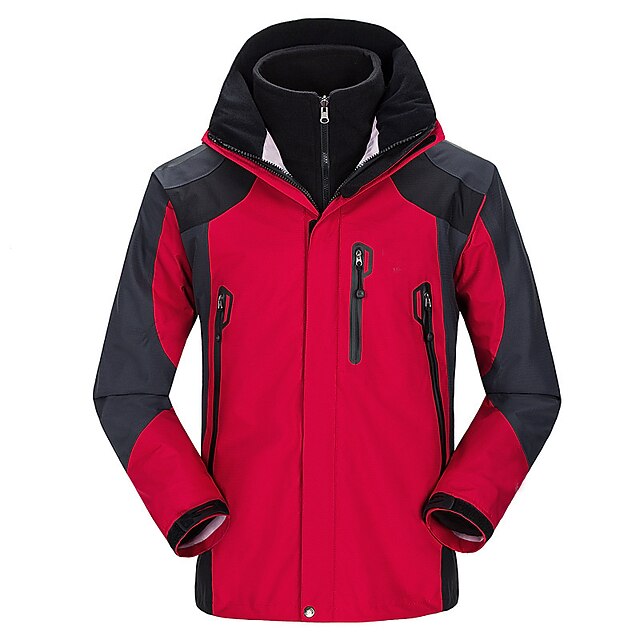 Hiking Softshell Jacket Men's Waterproof / Quick Dry / Dust Proof / Comfortable Winter Tactel