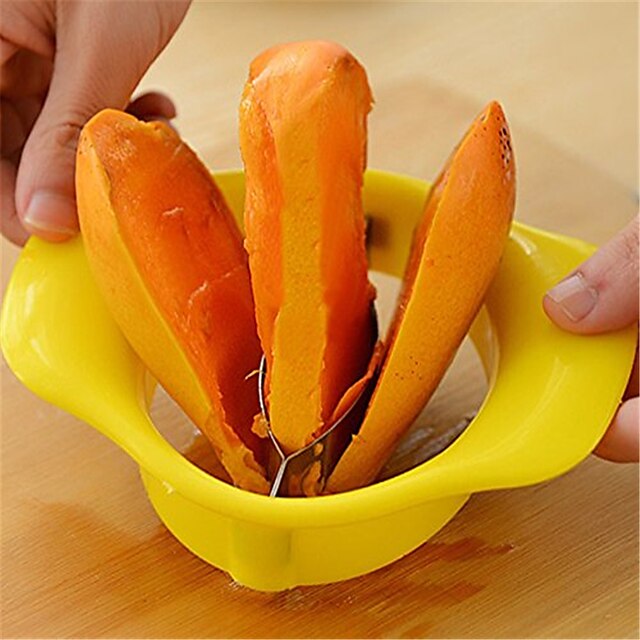  Stainless Steel Mango Splitters Fruit Corer Slicer Cutter Pitter Corer Kitchen Tool