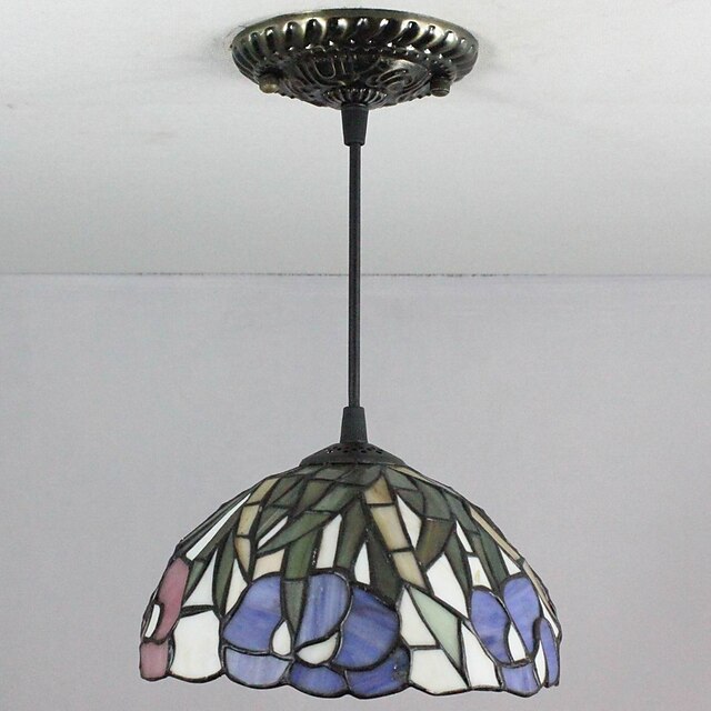  20CM Ministijl Plafond Lichten & hangers Metaal Glas Geschilderde afwerkingen Tiffany / Vintage 110-120V / 220-240V