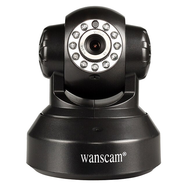  wanscam® 1,0 mp PTZ indoorday yö liikkeentunnistuksen dual stream etäkäyttö plug and play Wi-Fi Protected Setup)